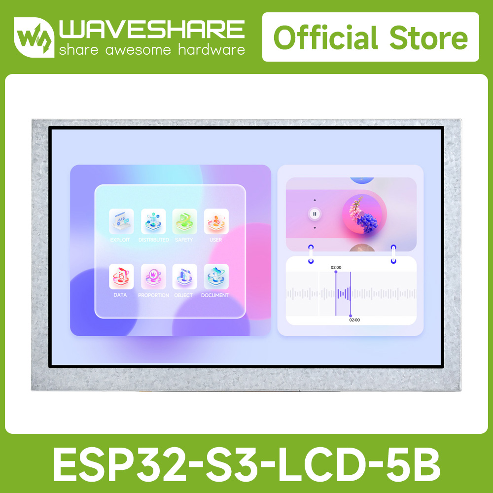 Esp32 S3 - Waveshare ESP32-S3 5inch Capacitive Touch Display