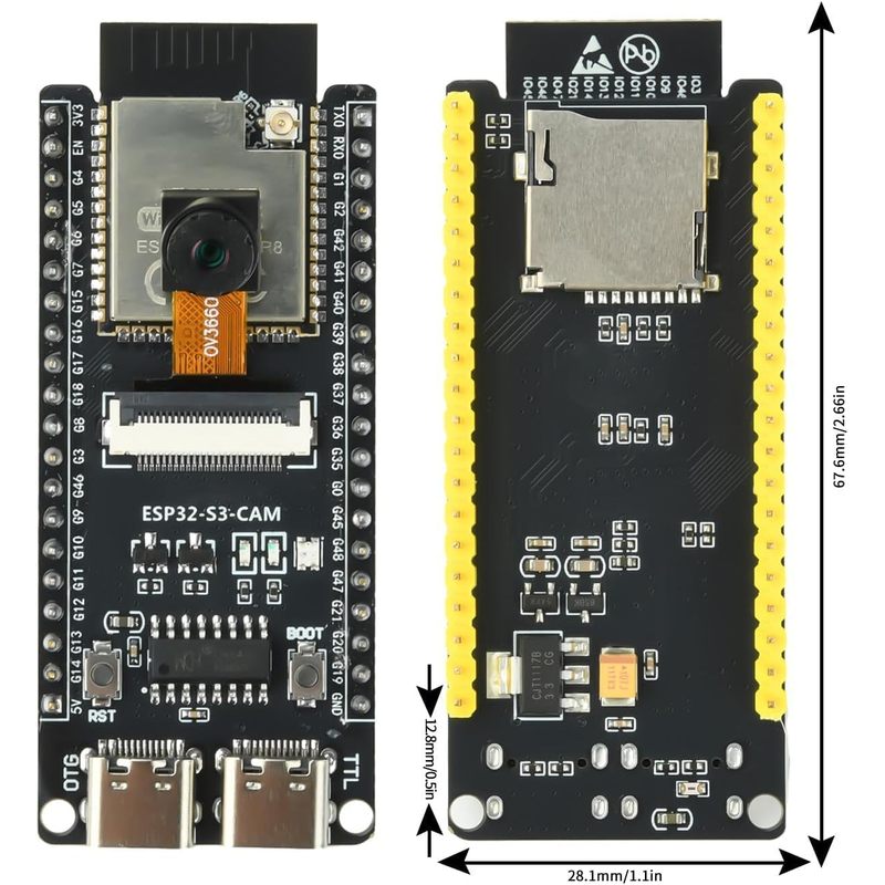 ESP32-S3-CAM Board With OV3660 - огляд і ціна Esp32 Wifi Bluetooth Module