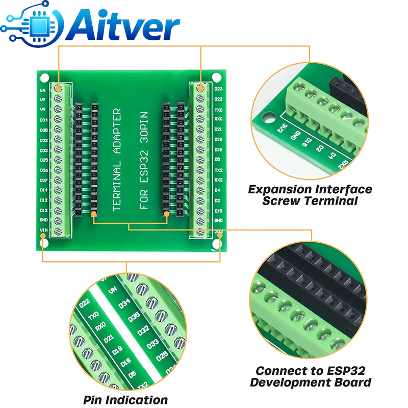 ESP32 30PIN Expansion Board +  - огляд і ціна Esp32 Uart Module