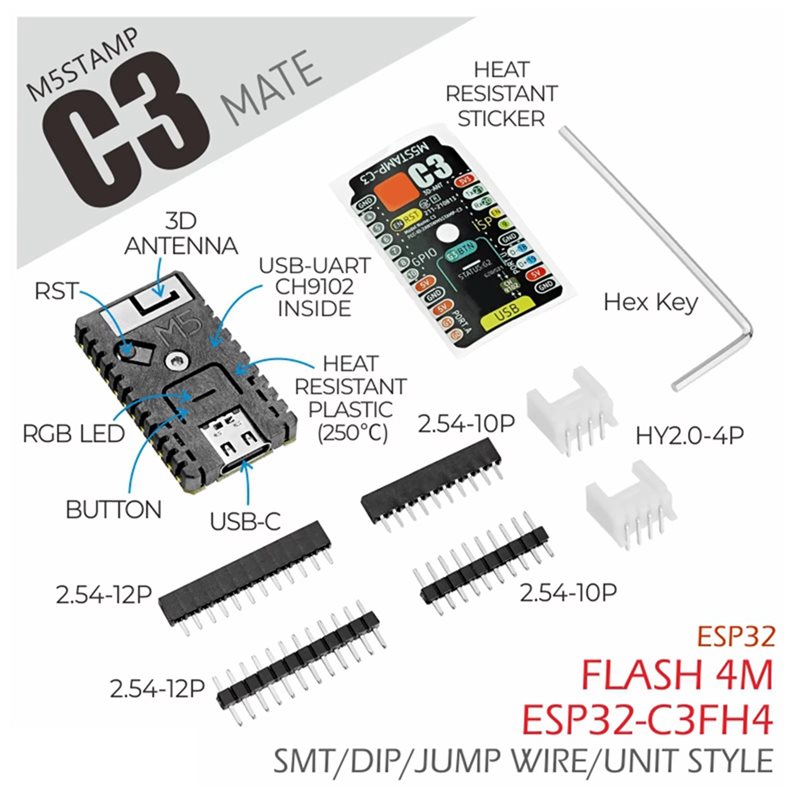 AS95-ESP32-C3 Development Boar - огляд і ціна Esp32 Wifi Bluetooth Module