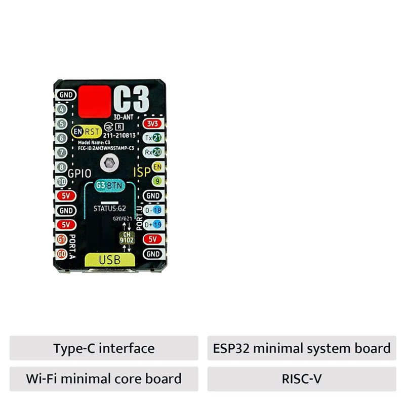 AS95-ESP32-C3 Development Boar - огляд і ціна Esp32 Wifi Bluetooth Module