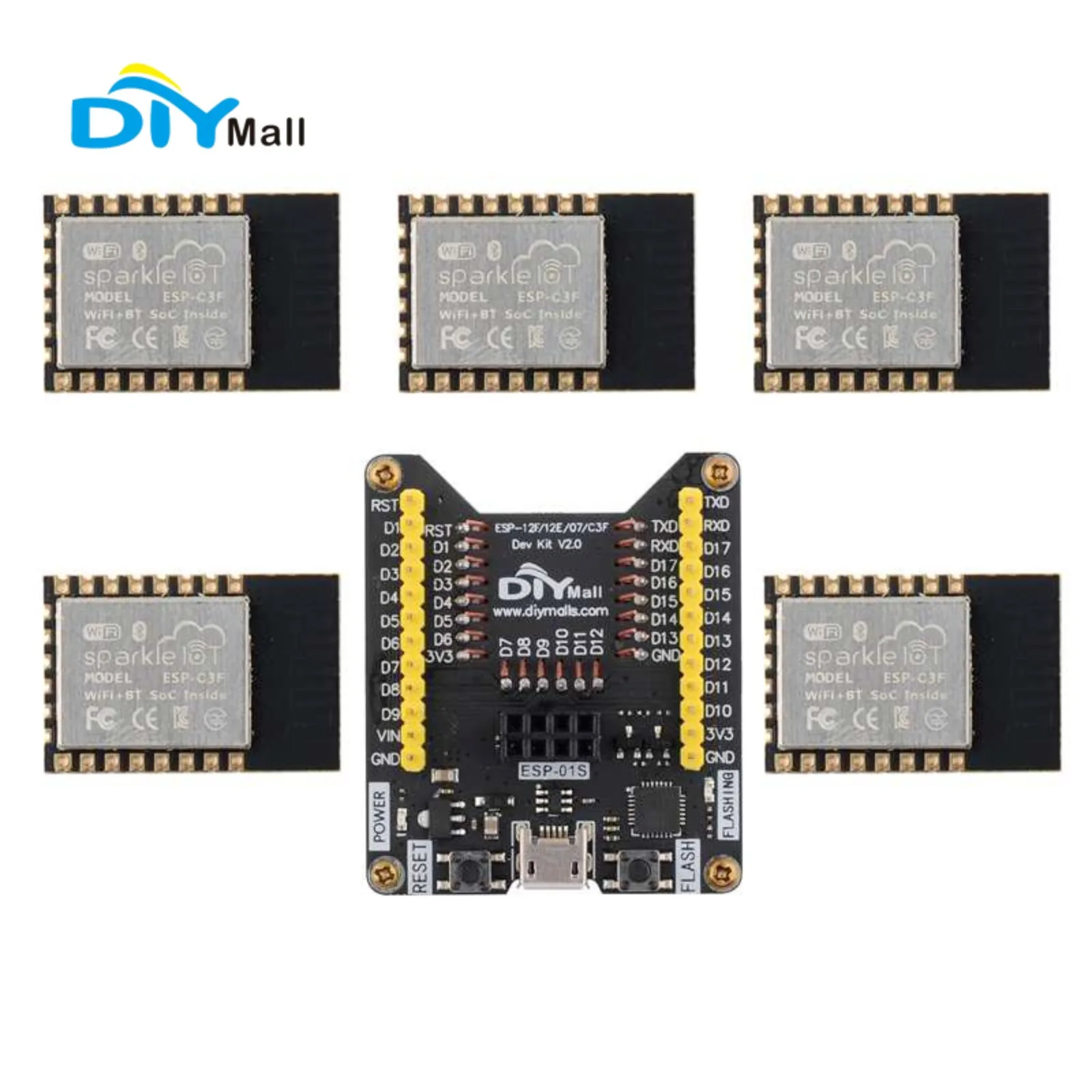 ESP32-C3F WiFi+BT Module 32-bi - огляд і ціна Esp8266