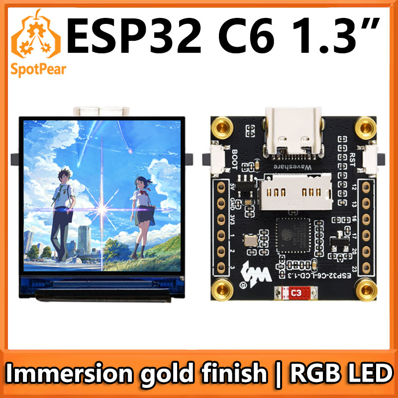 ESP32-C6 LCD Development Board - огляд і ціна Esp32 C6
