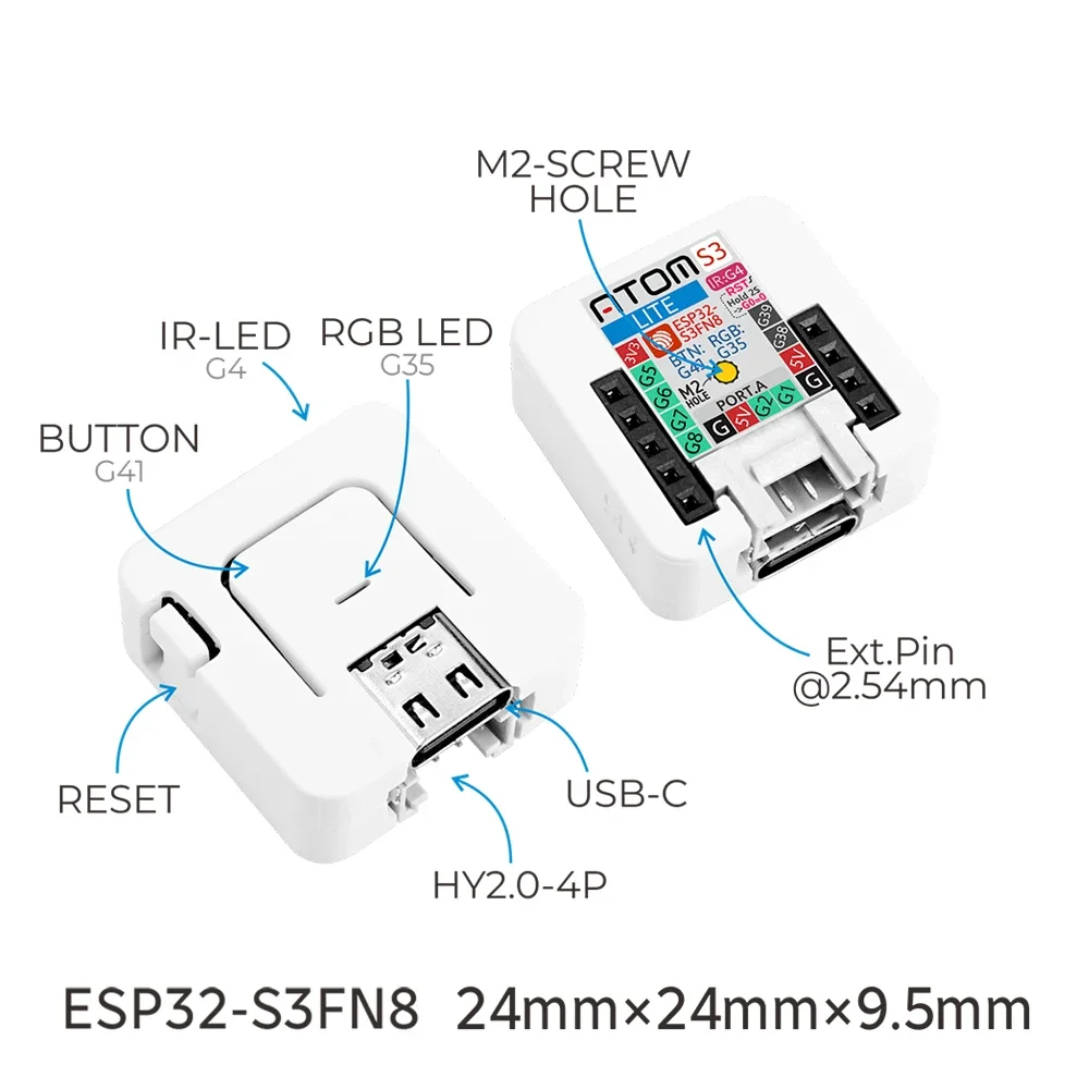M5Stack AtomS3-Lite ESP32-S3 D - огляд і ціна Esp32 Devkit