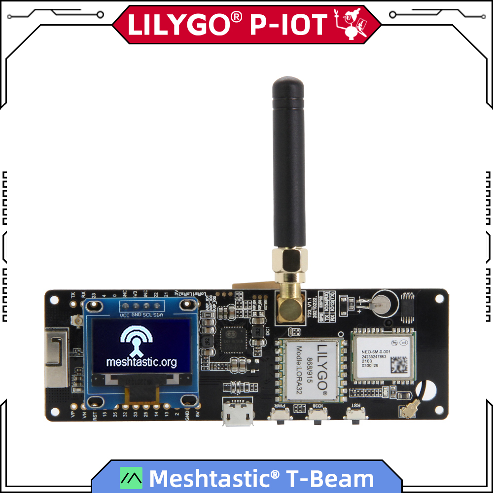 LILYGO® TTGO Meshtastic T-Beam - огляд і ціна Espressif Esp32