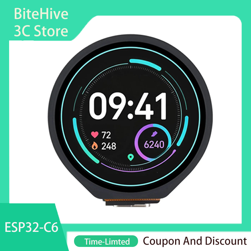 Waveshare ESP32-C6 1.28 Inch L - огляд і ціна Esp32 C6