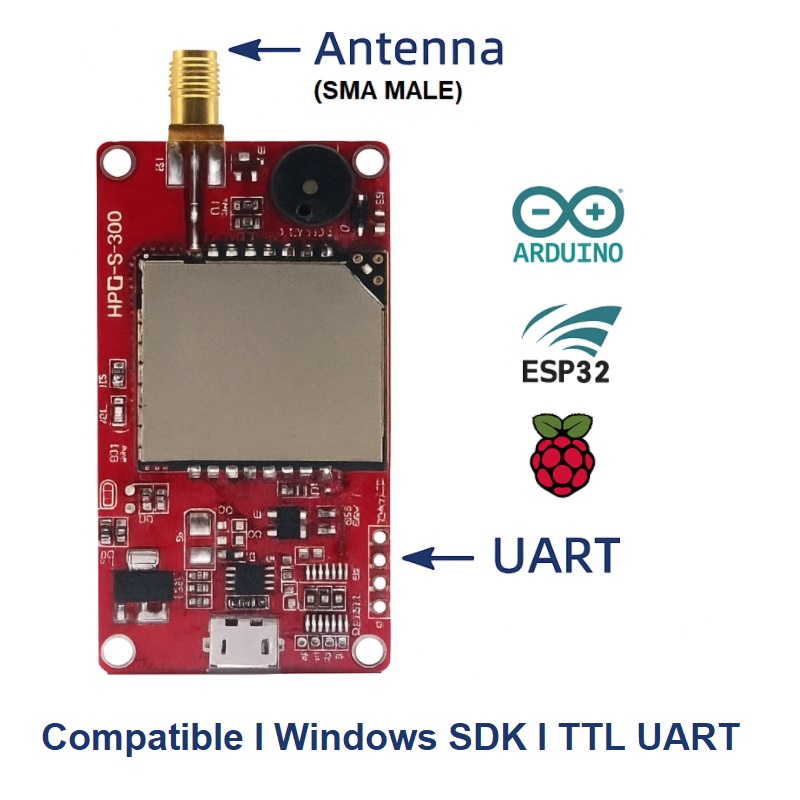 R300 UHF RFID Reader Module fo - огляд і ціна Esp32 Uart Module