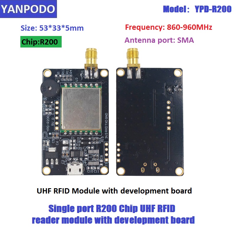 R200 Chip UHF RFID Reader Modu - огляд і ціна Esp32 Uart Module