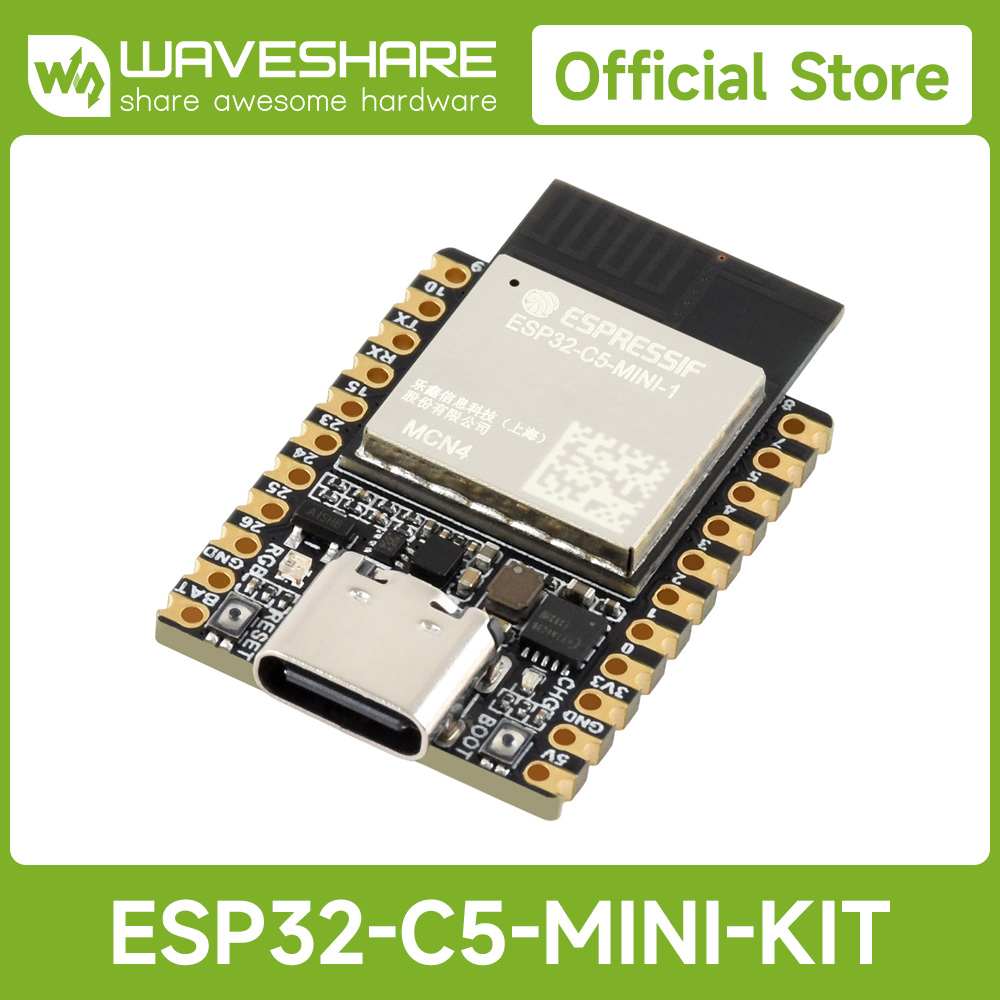 Waveshare ESP32-C5 Mini Dual-b - огляд і ціна Esp32 Development Board