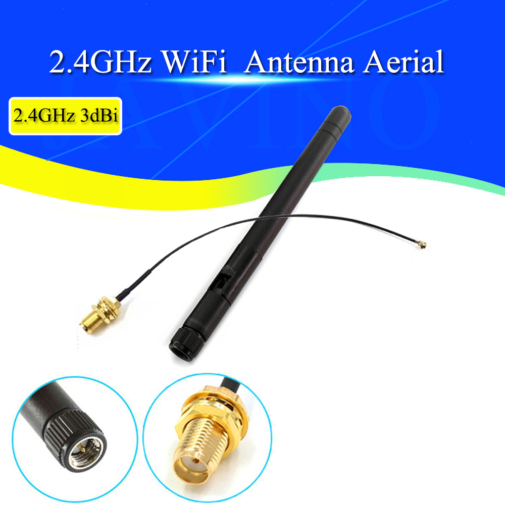 3dBi 2.4G WiFi Antenna RP-SMA  - огляд і ціна Esp8266