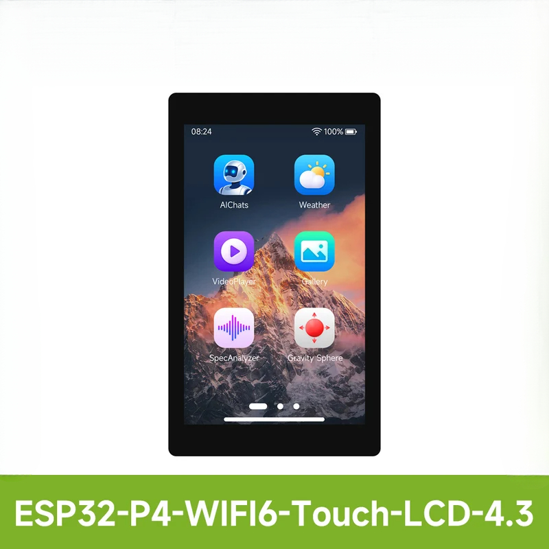 Waveshare ESP32-P4-WIFI6 4.3 I - огляд і ціна Esp32 P4